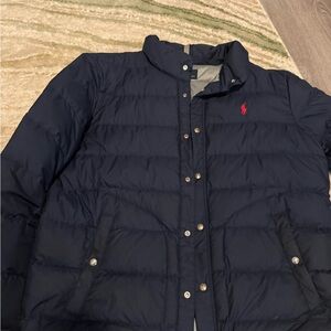 Ralph Lauren Navy Puffer Jacket
